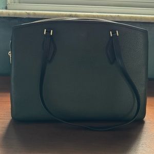 Kate spade deep evergreen large laptop tote.